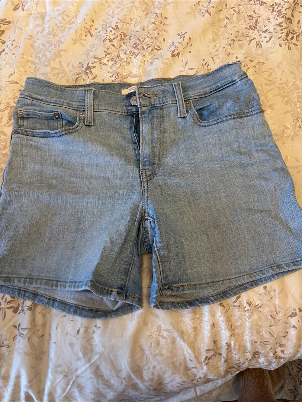 Levi's Light Blue Denim Women's Jean Shorts